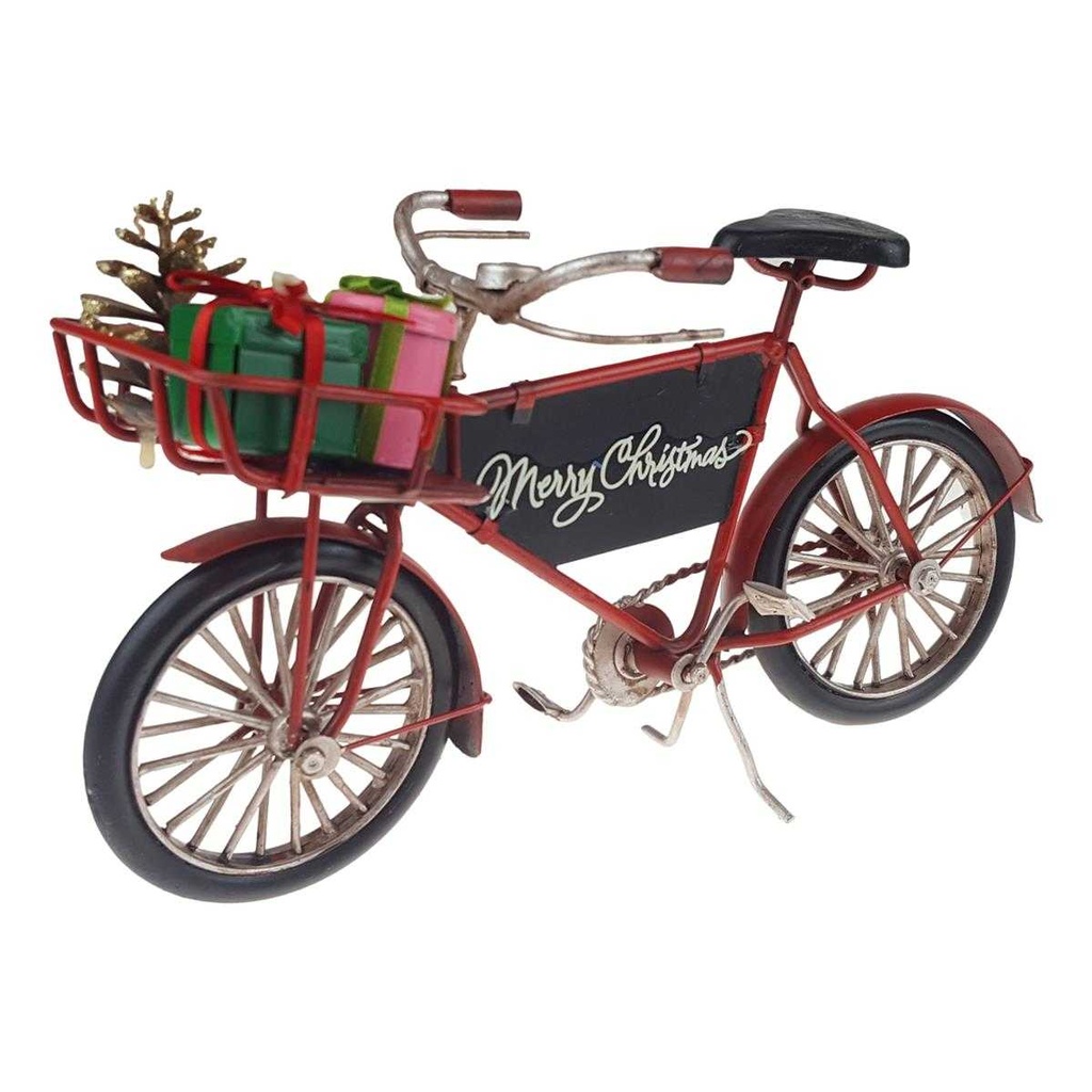 [LA-84497] Blechmodell Fahrrad im Weihnachtsstil