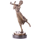 Art Deco Bronzefigur Tänzerin Dancing Girl nach P.Philippe #85292