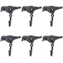 6er Set Wandhaken Vogel