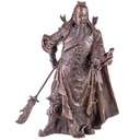 Asiatica Bronzefigur Legänderer Chinesischer General Guan Yu