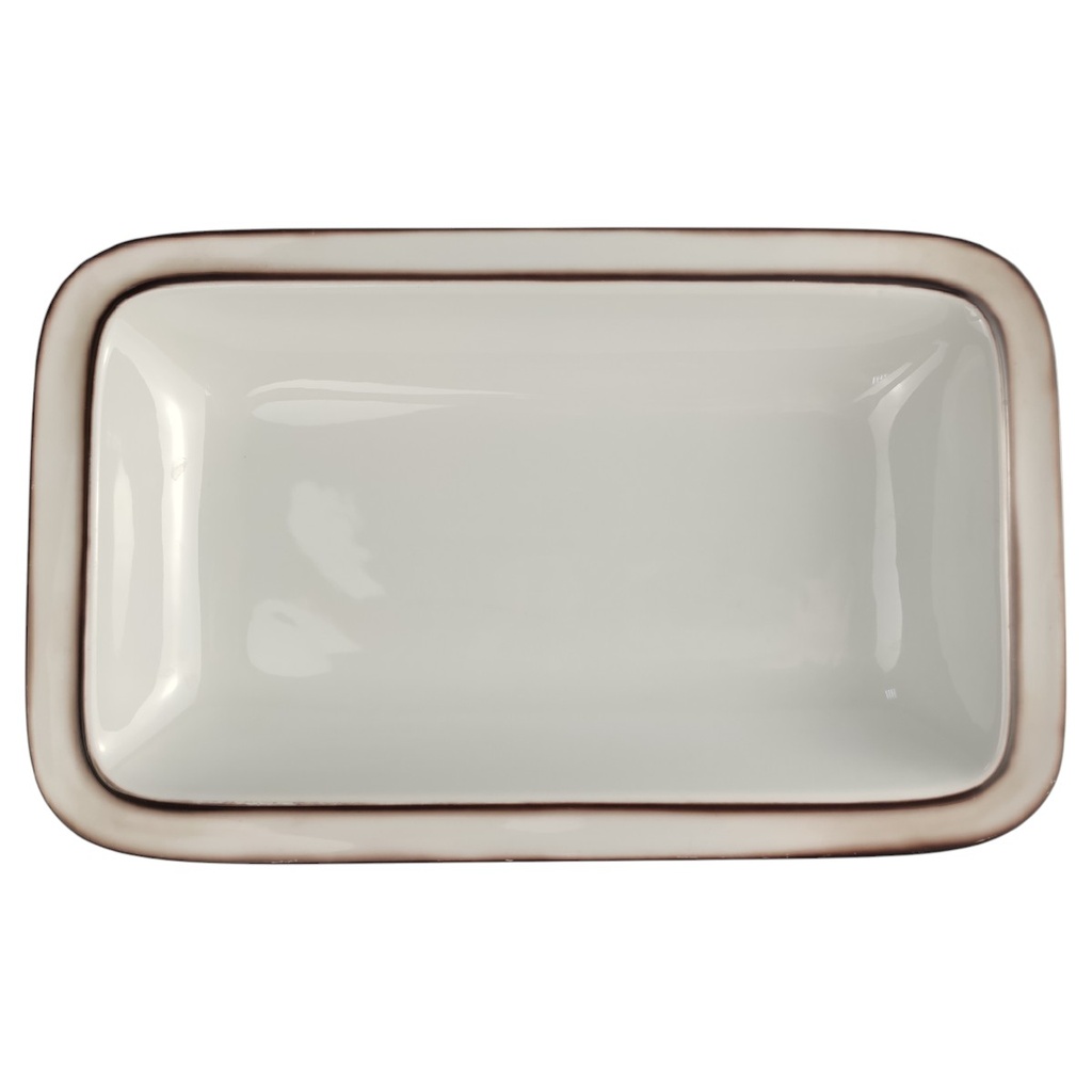 [1806187-1] Servierplatte groß 33,2x20 cm Thomas Scandic Shadow braun