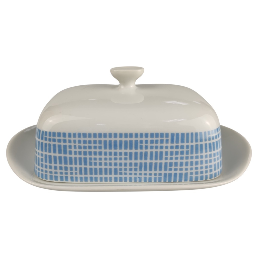 [1818306-1] Butterdose Arzberg Form 2000 Bastdekor Blau