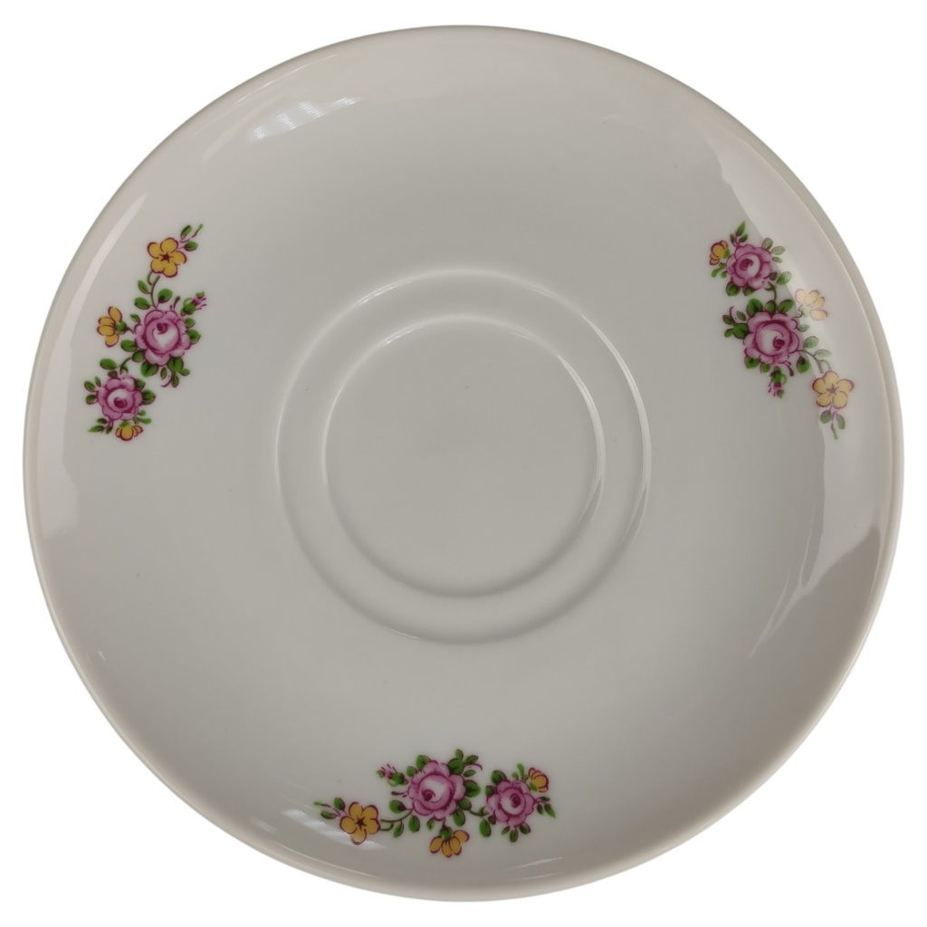 [1818319-1] Multifunktionsuntertasse Seltmann Weiden Florales Muster gründes Gitter