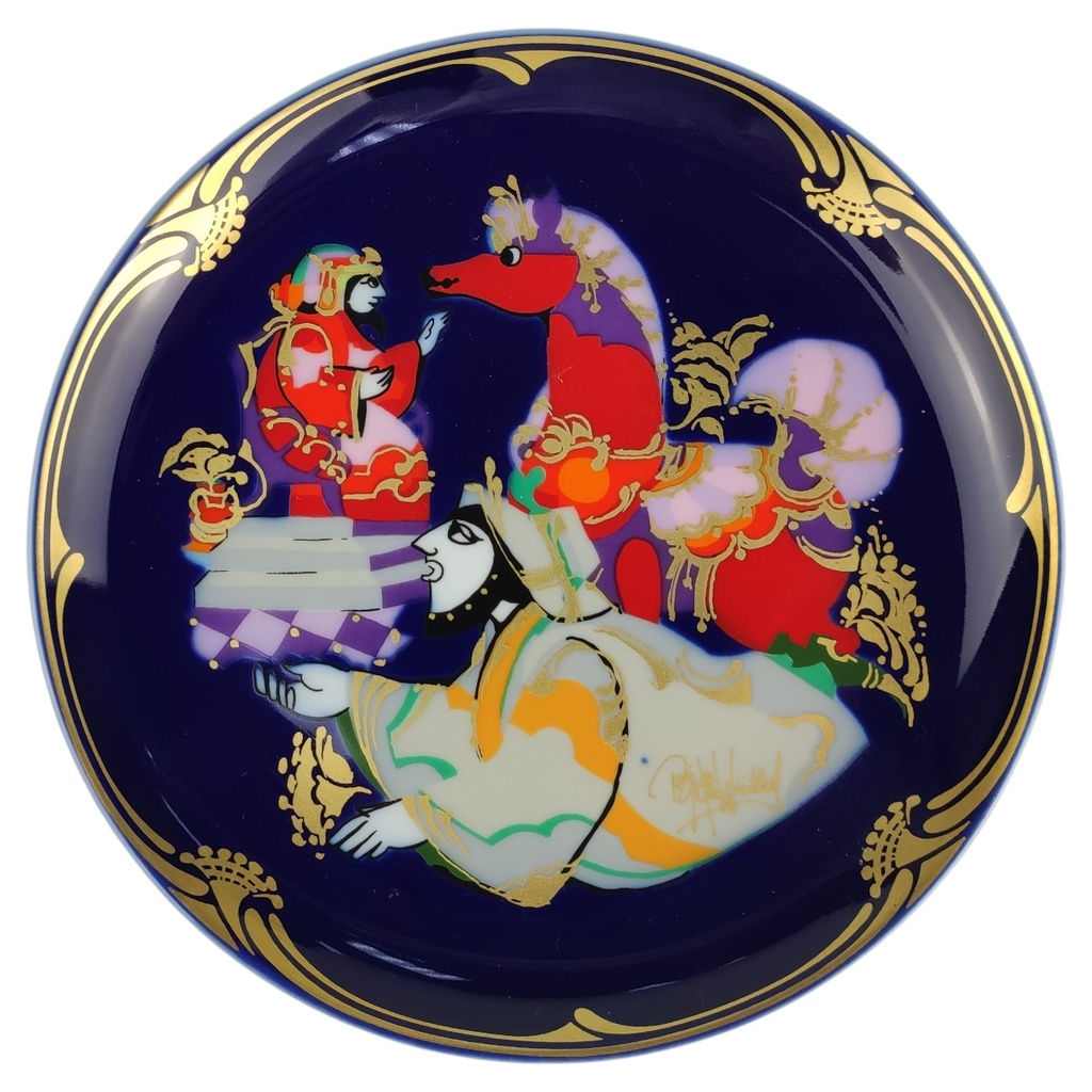 [1818324-1] Wandteller Rosenthal Zauberpferd III Björn Wiinblad