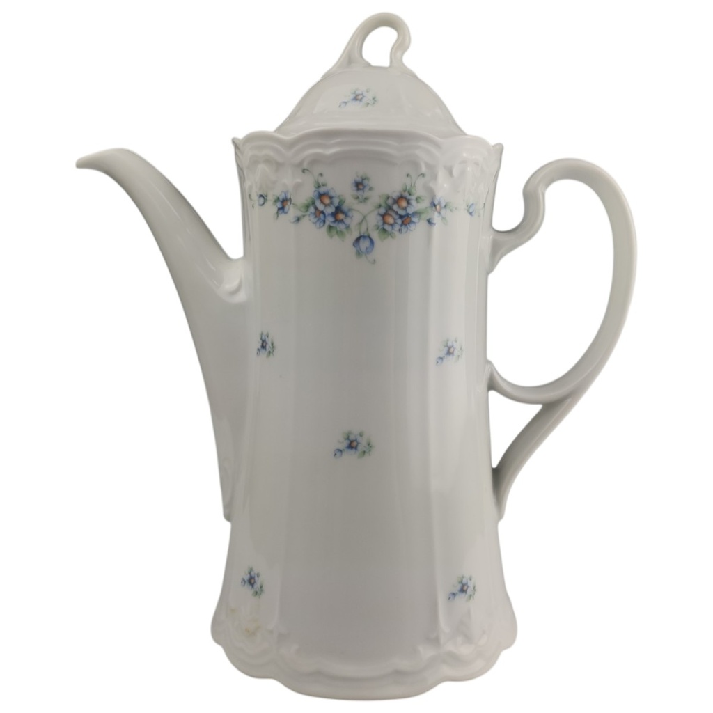 [1820750-1] Kaffeekanne 1,3 L Seltmann Weiden Julia Blaue Margeritenranke