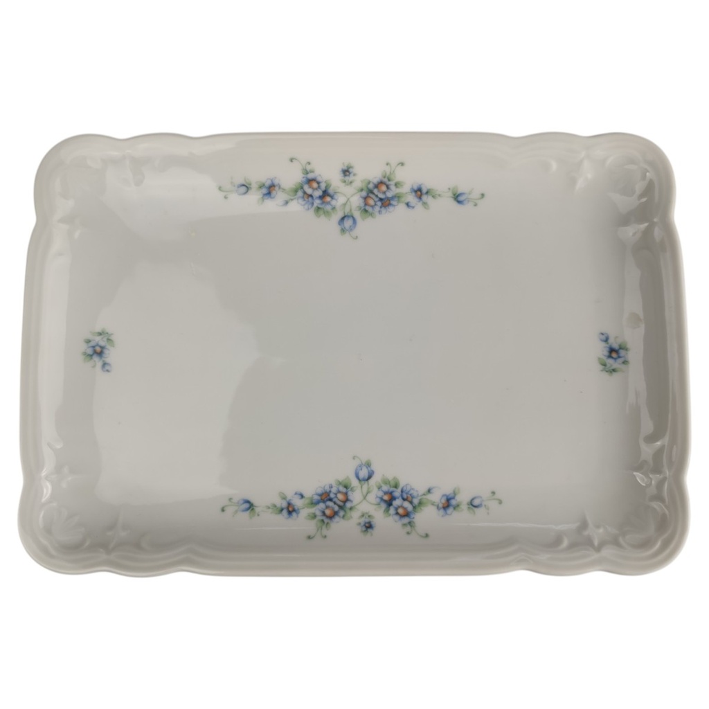 [1820753-1] Tablett für Milch und Zucker Seltmann Weiden Julia Blaue Margeritenranke