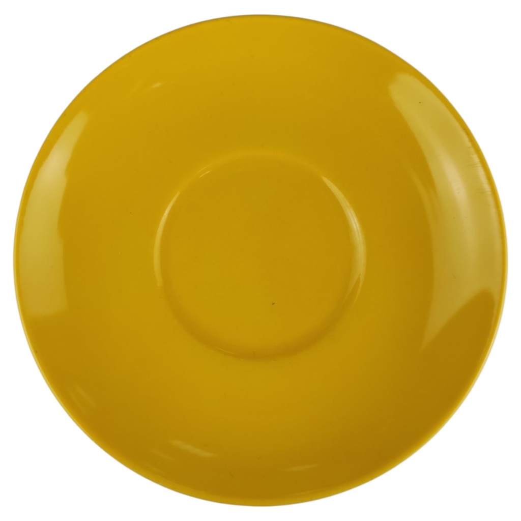 [1820801-1] Untertasse für Kaffee 14,5 cm Schönwald Dibbern Solid Color Sonnengelb