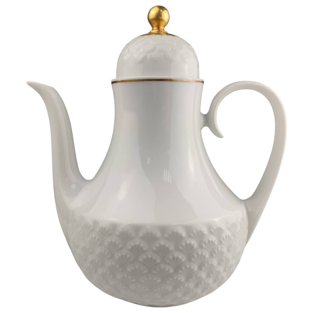 [1823042-1] Kaffeekanne 1,3 L Hutschenreuther Falkenberg Golddekor Goldrand