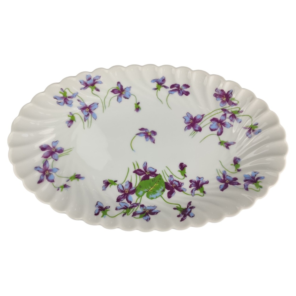 [1823062-1] Beilagenschale Haviland Limoges Torse Violettes