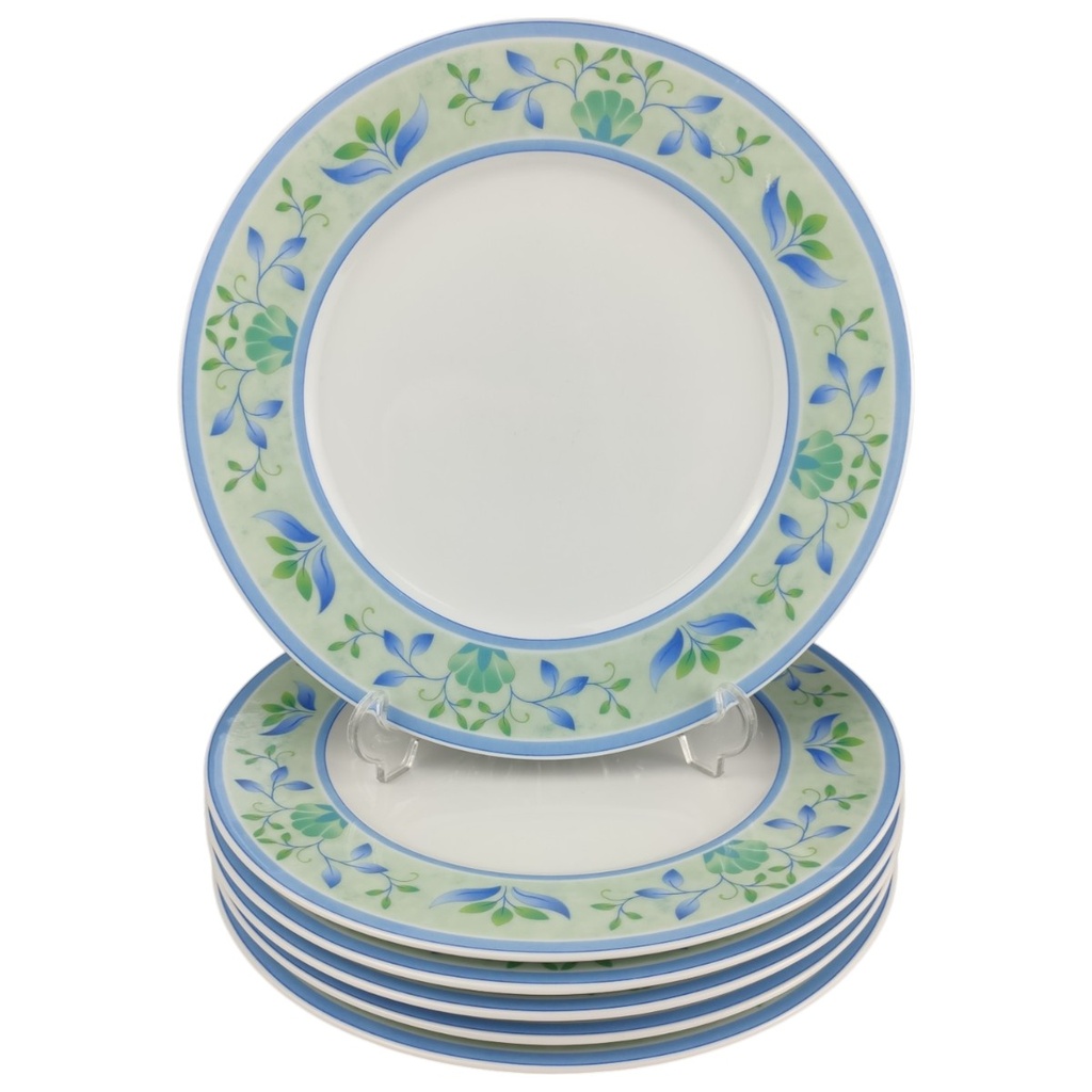 [SET6-1820732-1] 6er Set Kuchenteller 21 cm Vario Floral Blumendekor