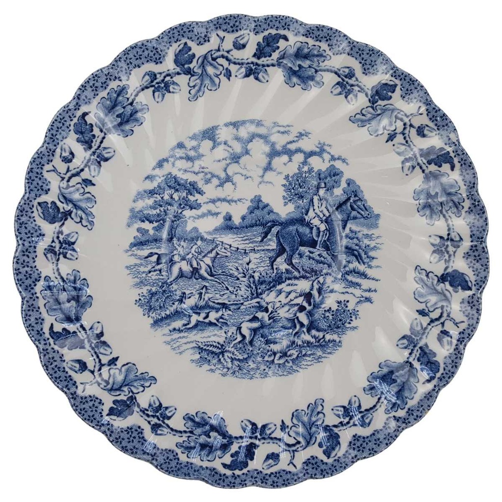 [1354907-2] Untertasse 16,6 cm Myott Country Life Blau (gebraucht - sehr gut)