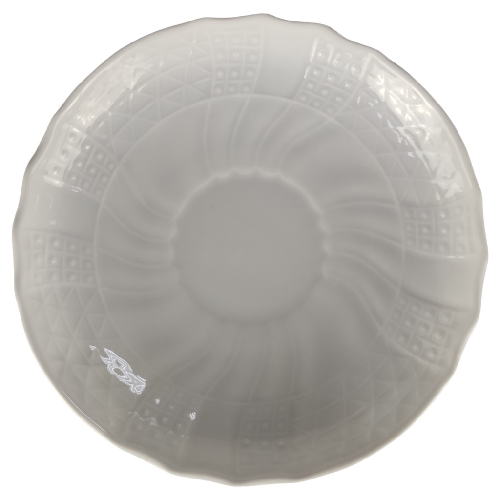 [1806021-2] Untertasse für Tee 14 cm Hutschenreuther Dresden Weiß (gebraucht - sehr gut)