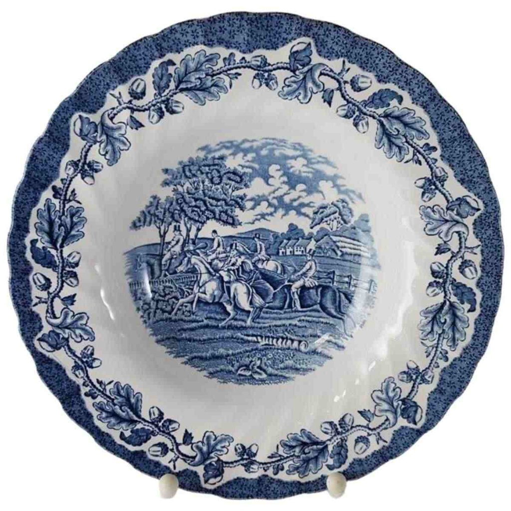 [45813015002] Suppenteller 22,6 cm Myott Country Life Blau (gebraucht - sehr gut)