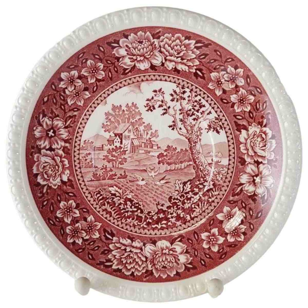 [45813023003] Untertasse für Suppe 17,3 cm Villeroy & Boch Rusticana Rot (grüner Stempel, gebraucht - gut)