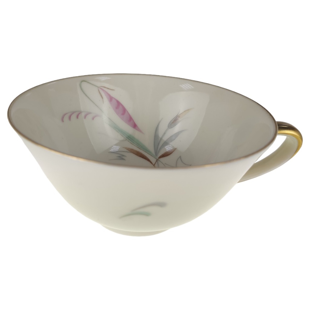 [1806076-2] Teetasse Eschenbach Blumen Bunt Goldrand (gebraucht - sehr gut)