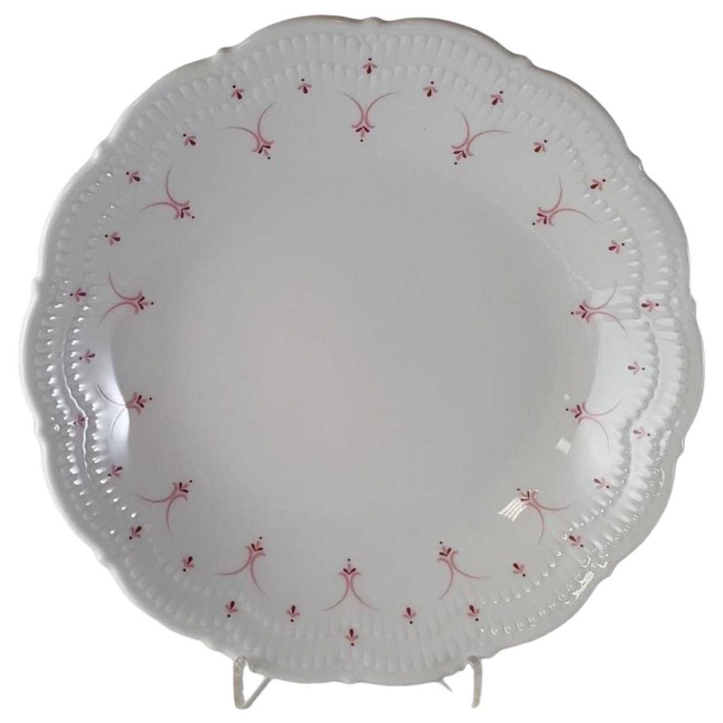 [458131042] Suppenteller 21,7 cm Schirnding Bavaria Opera rosa Dekor (gebraucht - sehr gut)