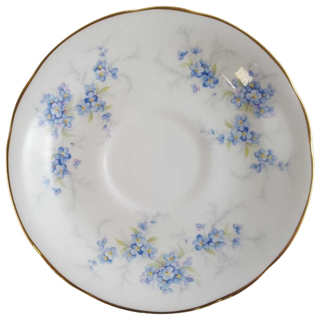 [45811111] Untertasse für Kaffee 13,8 cm Royal Standard Blaue Blumenranke (gebraucht - sehr gut)