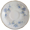 Untertasse für Kaffee 13,8 cm Royal Standard Blaue Blumenranke