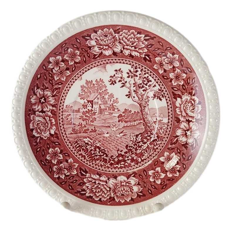 [2126826] Untertasse für Kaffee 15,2 cm Villeroy & Boch Rusticana Rot (grüner Stempel, gebraucht - neuwertig)