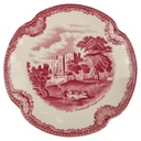 Untertasse für Tee/Kaffee 14,2 cm Johnson Bros Old Britain Castles Rot