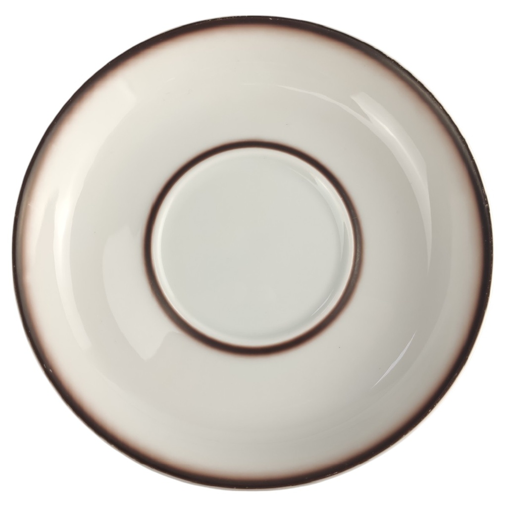 [1806185-1] Untertasse für Kaffee 13,3 cm Thomas Scandic Shadow braun (gebraucht - sehr gut)