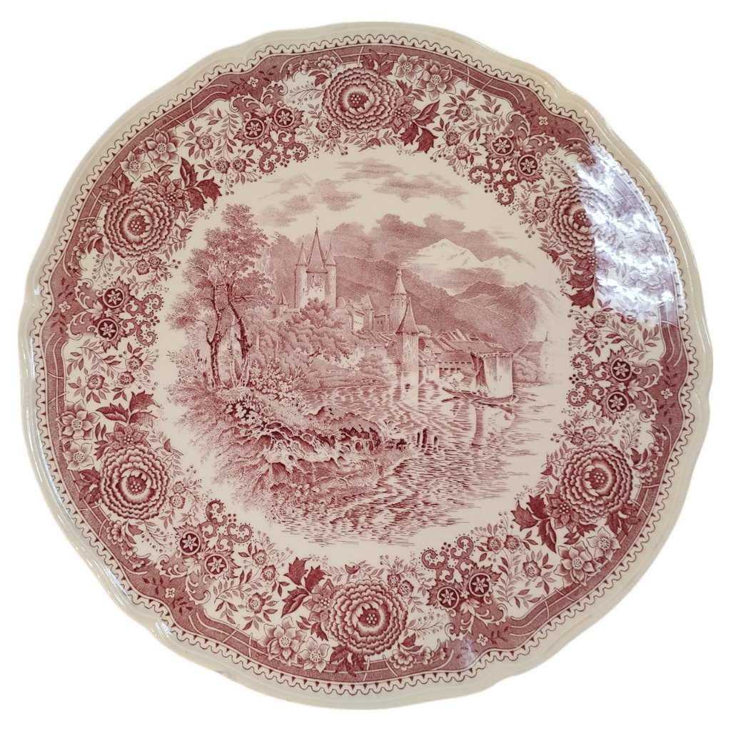 [1806197-1] Tortenplatte Villeroy & Boch Burgenland Rot (gebraucht - sehr gut)