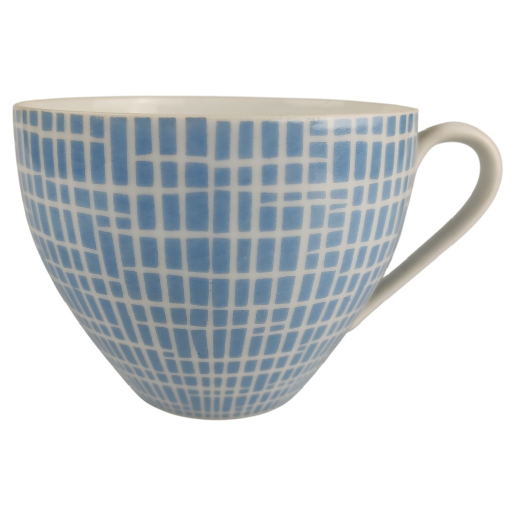 [1818298-1] Kaffeetasse Arzberg Form 2000 Bastdekor Blau (gebraucht - sehr gut)