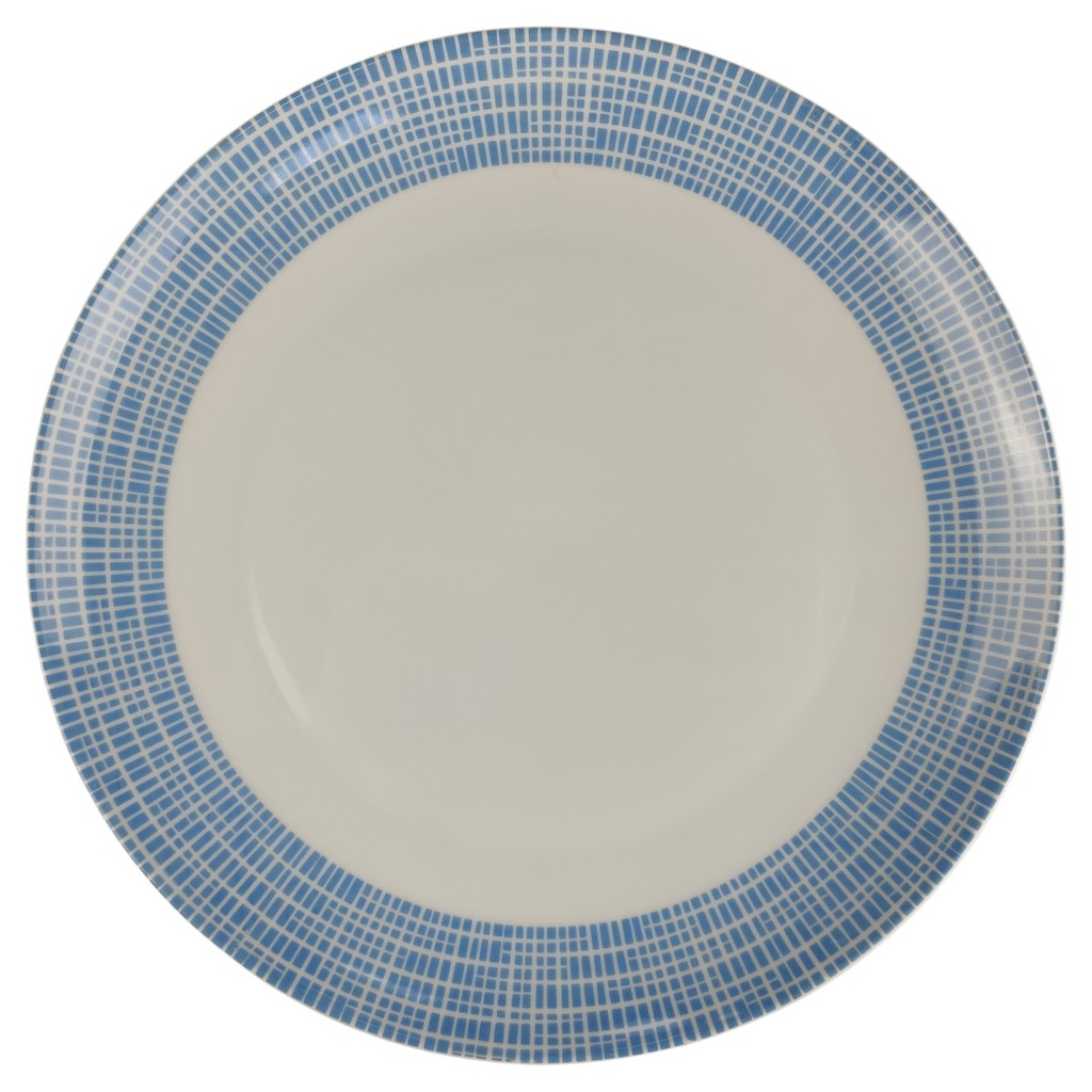 [1818305-1] Kuchenplatte Arzberg Form 2000 Bastdekor Blau (gebraucht - sehr gut)