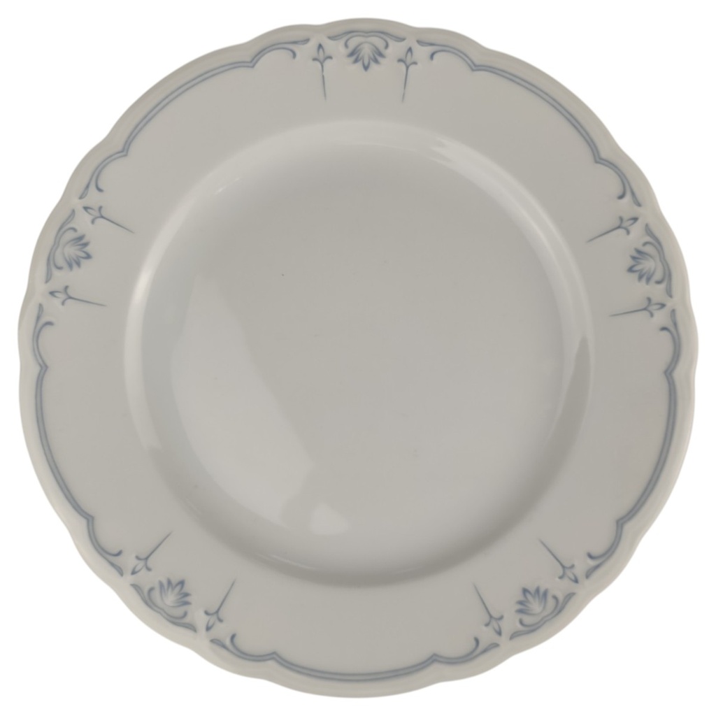 [1820765-1] Kuchenteller Dessertteller Frühstücksteller 19 cm Seltmann Weiden Julia Blaue Ornamente 43754 43700 (gebraucht - sehr gut)