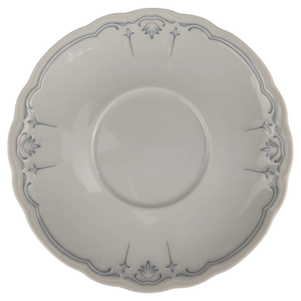 [1820769-1] Untertasse für Kaffee 14,7 cm Seltmann Weiden Julia Blaue Ornamente 43754 43700 (gebraucht - sehr gut)