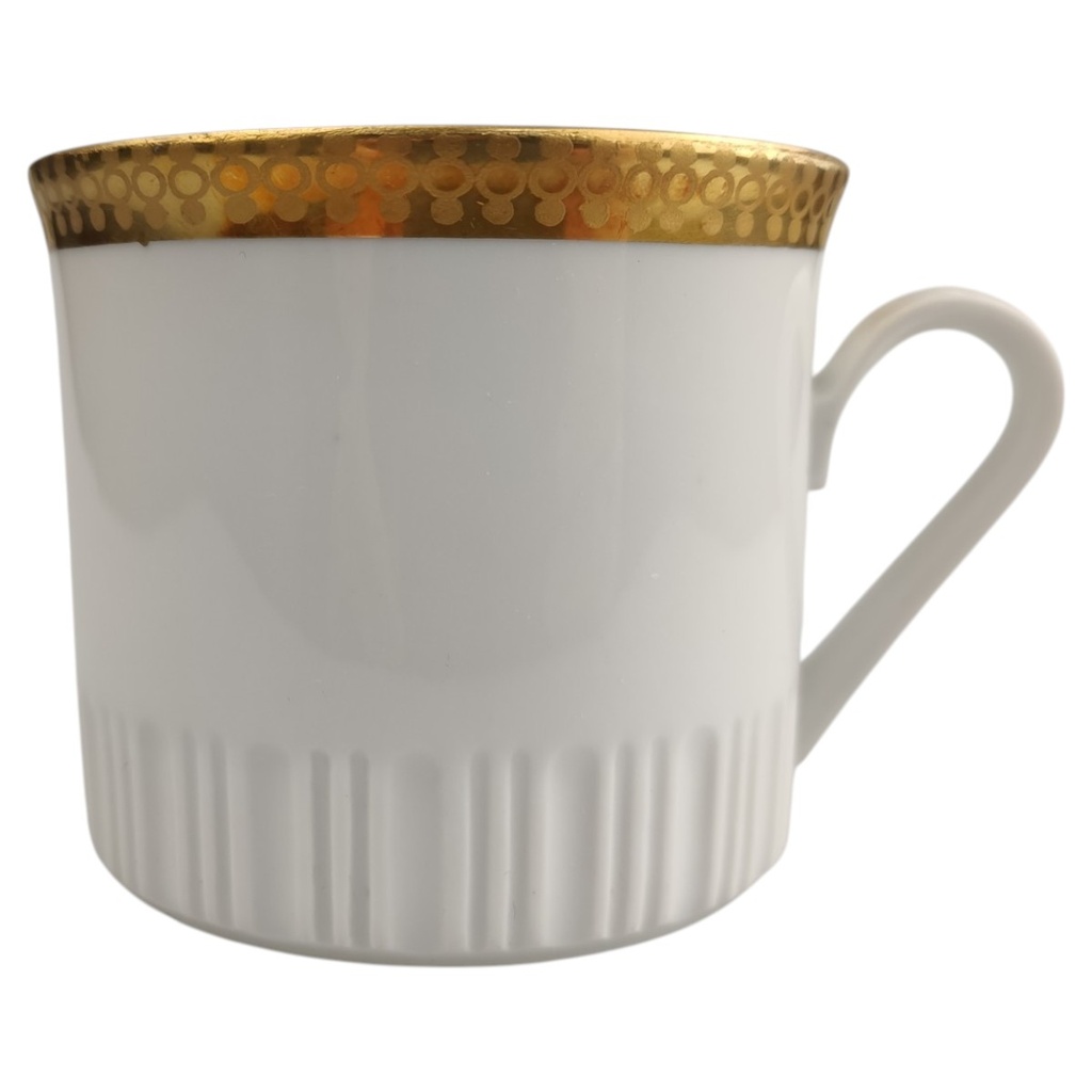 [1822994-1] Kaffeetasse Kahla Golddekor (gebraucht - sehr gut)