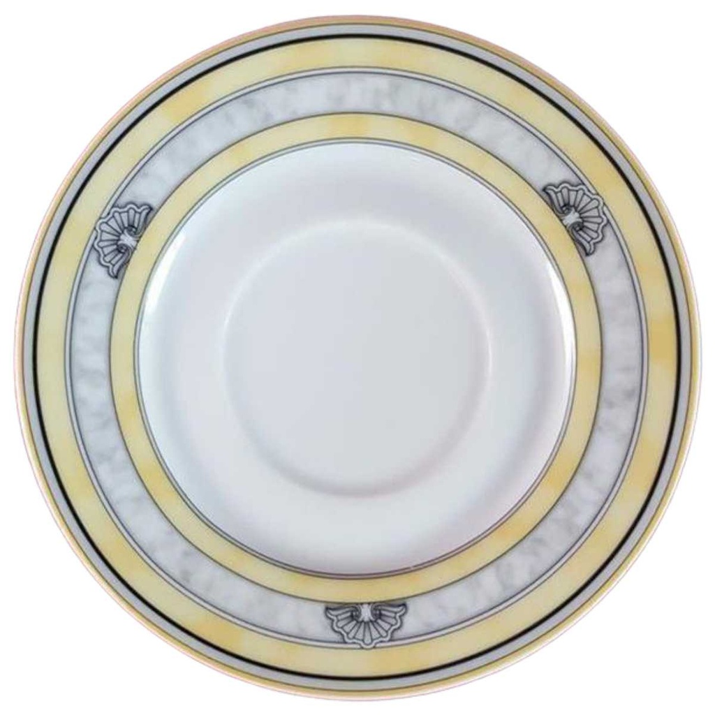 [458114455] Untertasse für Mokka 13,9 cm Tirschenreuth Diplomat Bouquet (gebraucht - sehr gut)