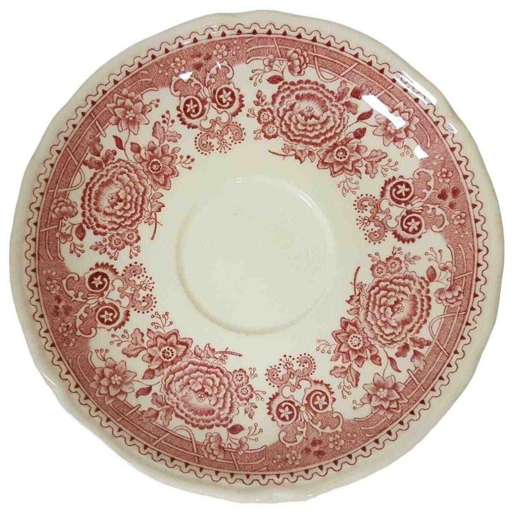 [45812031-5] Untertasse für Kaffee 14,6 cm Villeroy & Boch Burgenland Rot (gebraucht - neuwertig)