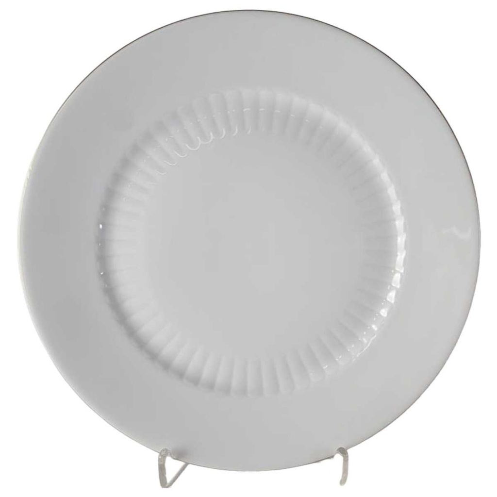 [458135992] Kuchenteller Dessertteller Frühstücksteller Golddekor 19,7 cm Mitterteich Form 527 weiß mit (gebraucht - sehr gut)