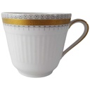 Kaffeetasse Tasse Seltmann Weiden Vohenstrauß Grau Gold Dekor