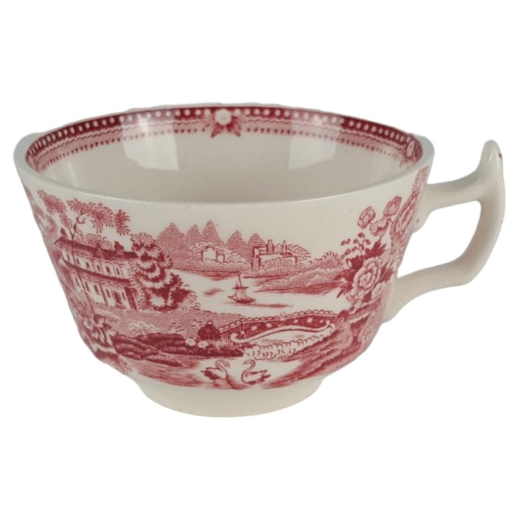 [458138794-1] Kaffeetasse England Alfred Meakin Rot (gebraucht - gut)