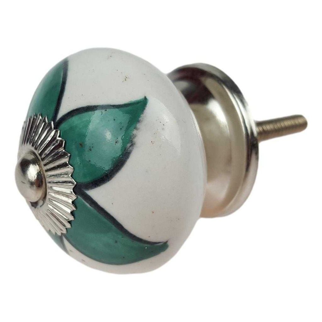 [LA-42425] Porzellanknopf Porzellan Möbelgriff Schubladengriff Möbelknauf bunt D 35mm (Modell B)